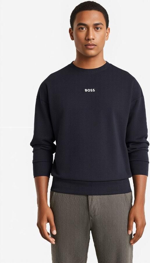 BOSS GREEN Sweatshirt Stenson oversized fit ronde hals - Foto 1