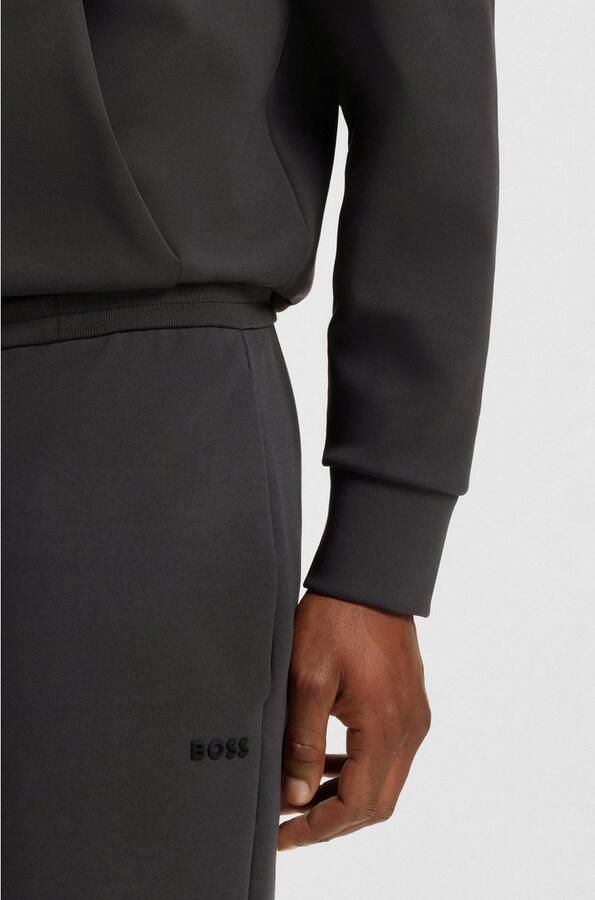 BOSS GREEN Sweatshort Shorts Zone met streepdetails sweatpants vrijetijdsbroek - Foto 2