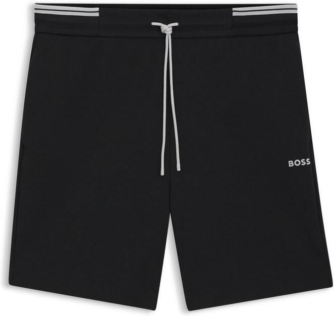 BOSS GREEN Sweatshort Shorts Zone met streepdetails sweatpants vrijetijdsbroek - Foto 5
