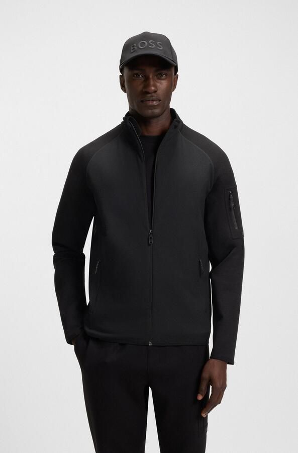 BOSS GREEN Sweatvest FZ Urban Tech met decoratieve reflecterende details - Foto 4