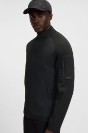 BOSS GREEN Sweatvest FZ Urban Tech met decoratieve reflecterende details - Thumbnail 2
