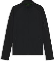 BOSS GREEN Sweatvest FZ Urban Tech met decoratieve reflecterende details - Thumbnail 1