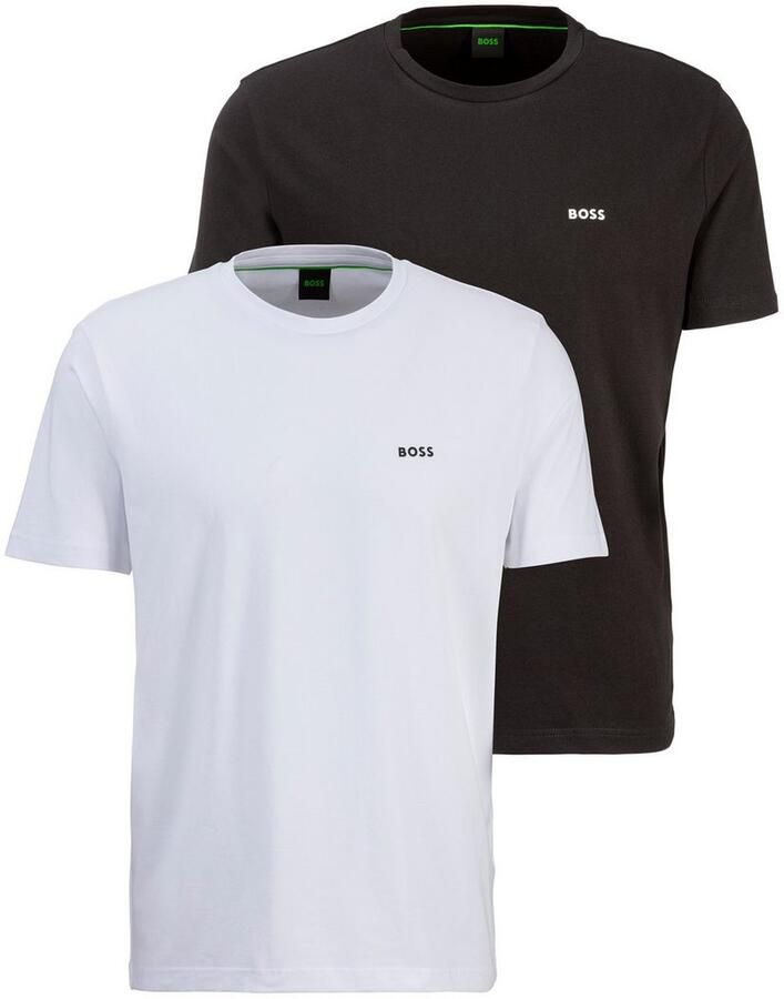 BOSS Green T-shirt met labelprint in een set van 2 stuks - Foto 7