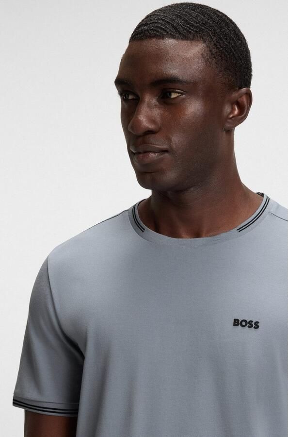BOSS GREEN T-shirt Taul van zacht stretch-katoen-piqué regular fit - Foto 3
