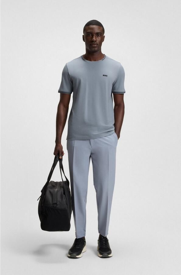 BOSS GREEN T-shirt Taul van zacht stretch-katoen-piqué regular fit - Foto 2