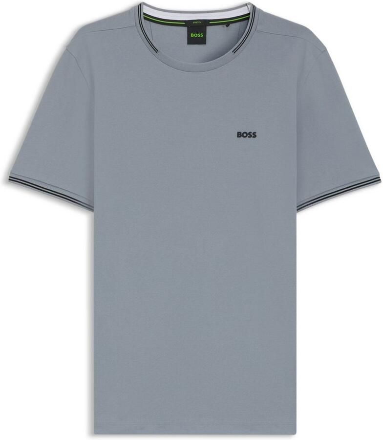 BOSS GREEN T-shirt Taul van zacht stretch-katoen-piqué regular fit