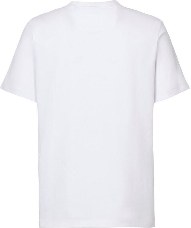 BOSS GREEN T-shirt Tee Rib met logo aan de hals