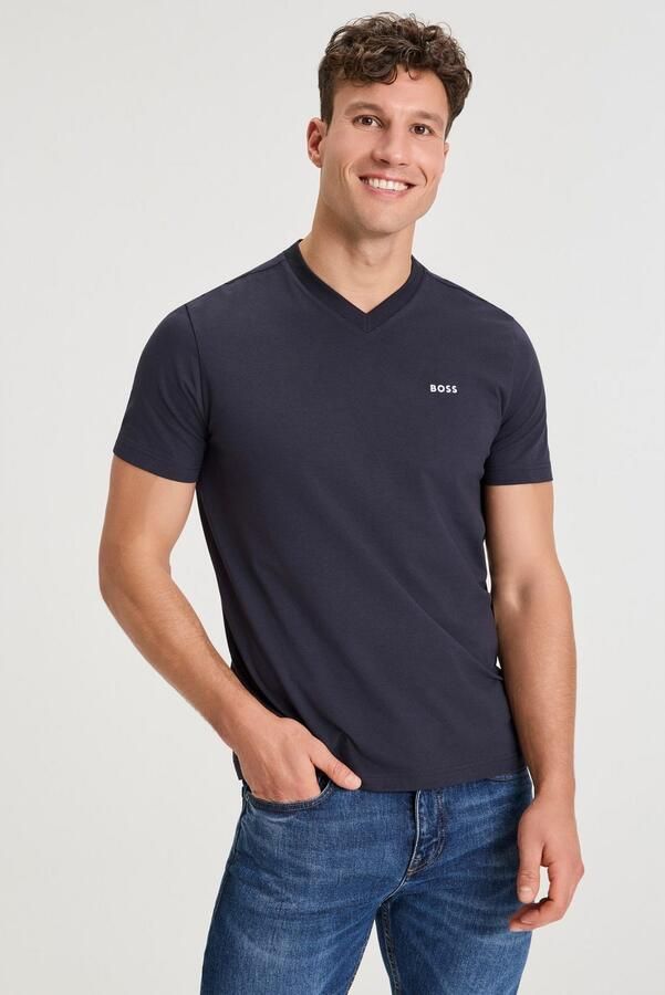 BOSS GREEN T-shirt Tee V met v-hals - Foto 9