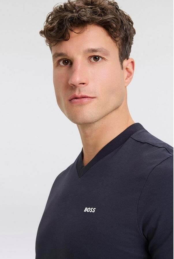 BOSS GREEN T-shirt Tee V met v-hals - Foto 8