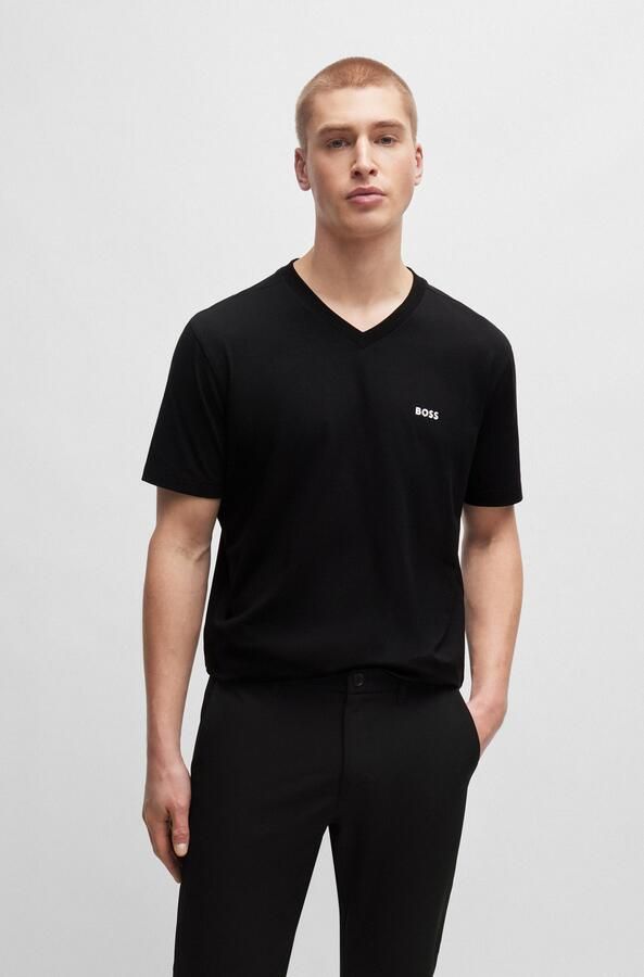 BOSS GREEN T-shirt Tee V met v-hals - Foto 10