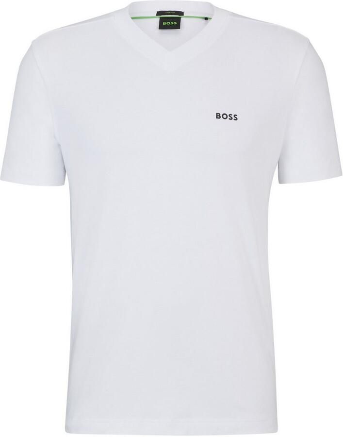BOSS GREEN T-shirt Tee V met v-hals - Foto 6