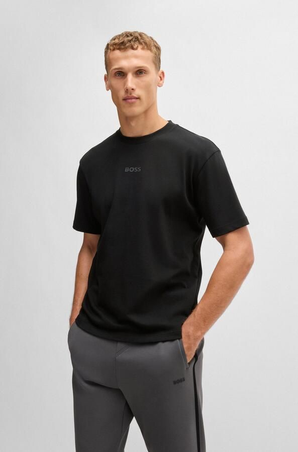 BOSS Green Regular fit T-shirt van puur katoen - Foto 6