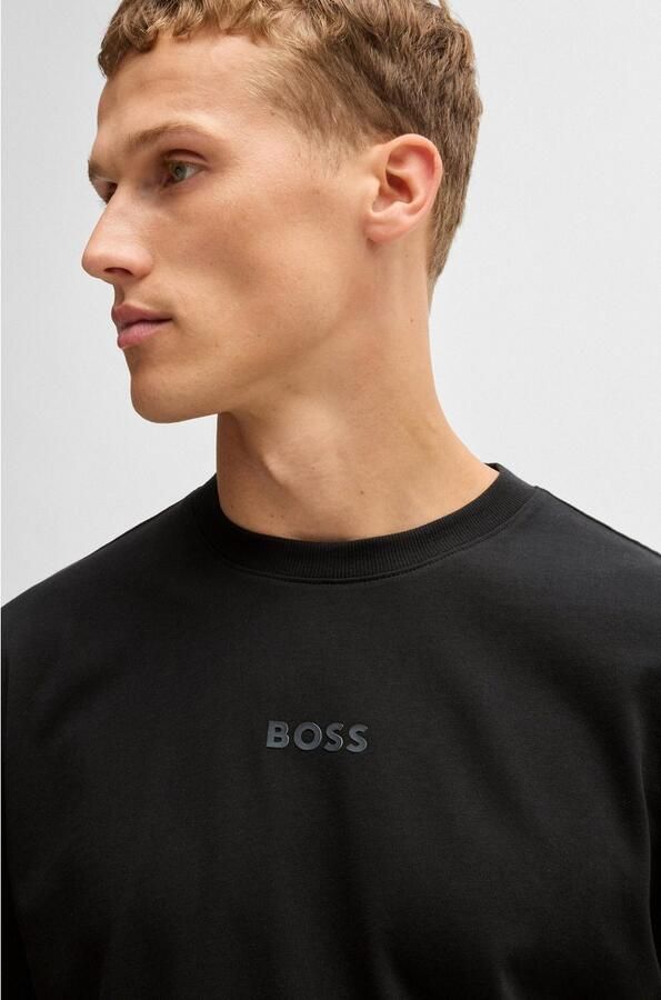 BOSS Green Regular fit T-shirt van puur katoen - Foto 3