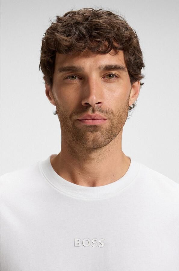 BOSS Green Regular fit T-shirt van puur katoen - Foto 5