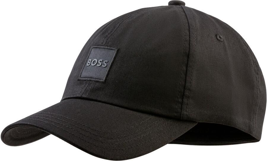 Hugo Boss Zwarte Katoenen Zonneklep Hoed Collectie Black Heren - Foto 12