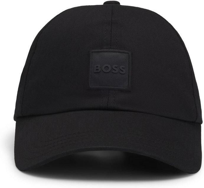 Hugo Boss Zwarte Katoenen Zonneklep Hoed Collectie Black Heren - Foto 10