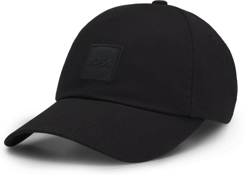 Hugo Boss Zwarte Katoenen Zonneklep Hoed Collectie Black Heren - Foto 7