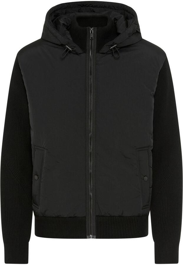 Boss Orange Blouson Kiaccio met vaste capuchon mouwen rugpand en kraag van breisel - Foto 3