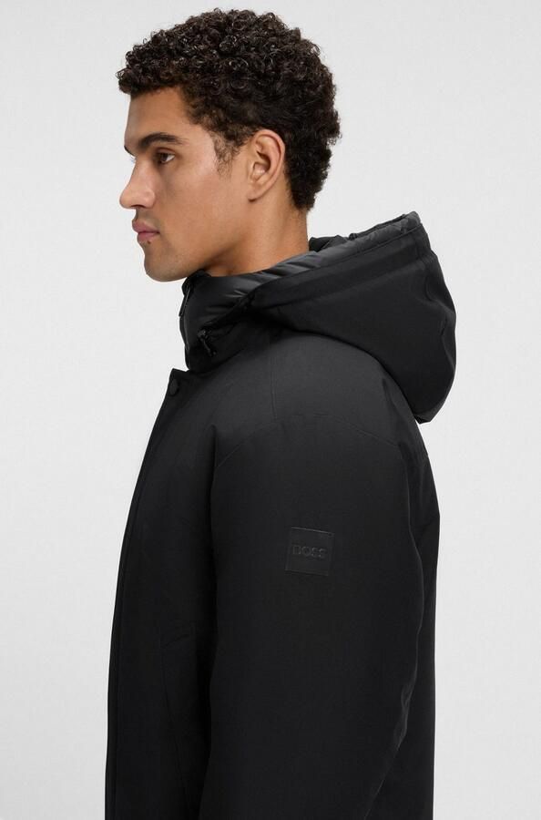 Boss Orange Blouson Osis relaxed fit met gewatteerde capuchon verdekte ritssluiting - Foto 3