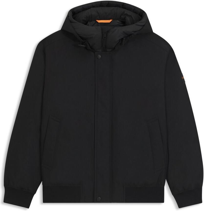 Boss Orange Blouson Osis relaxed fit met gewatteerde capuchon verdekte ritssluiting