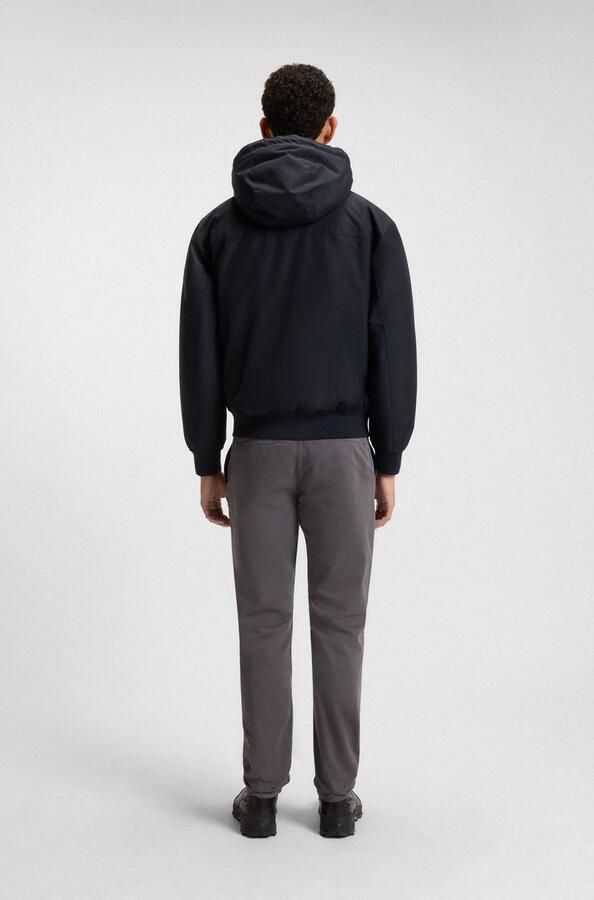 Boss Orange Blouson Osis relaxed fit met gewatteerde capuchon verdekte ritssluiting - Foto 6