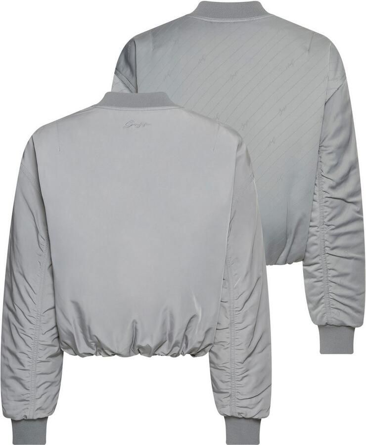 Boss Orange Bomberjack Paddana premium damesmode in omkeerbaar design logo-jacquard