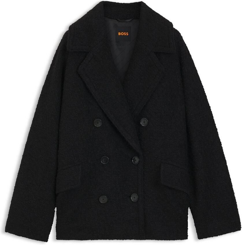 Boss Orange Caban Premium Damesmode in boxy-fit met bouclé-structuur - Foto 2