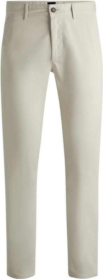 Hugo Boss Slim-Fit Chino Broek voor Heren Beige Heren - Foto 19