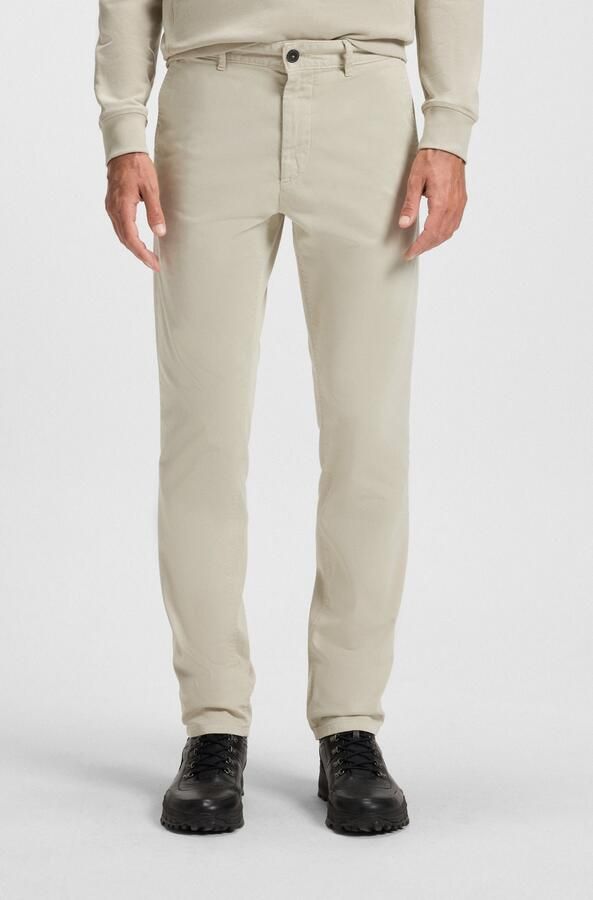 Hugo Boss Slim-Fit Chino Broek voor Heren Beige Heren - Foto 15