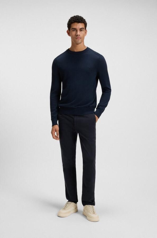 Hugo Boss Slim Fit Chino Broek in Donkerblauw Blue Heren - Foto 11
