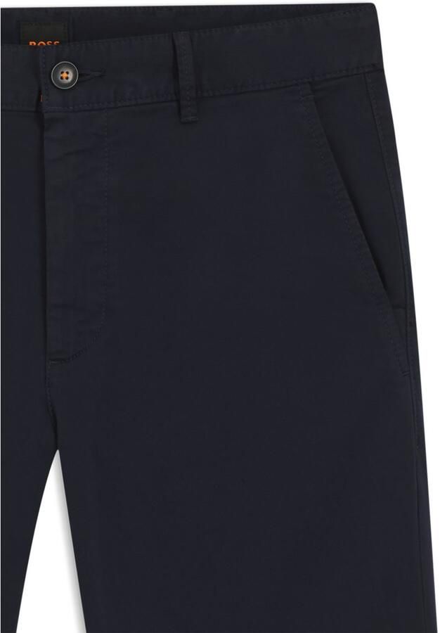 Hugo Boss Slim Fit Chino Broek in Donkerblauw Blue Heren - Foto 6