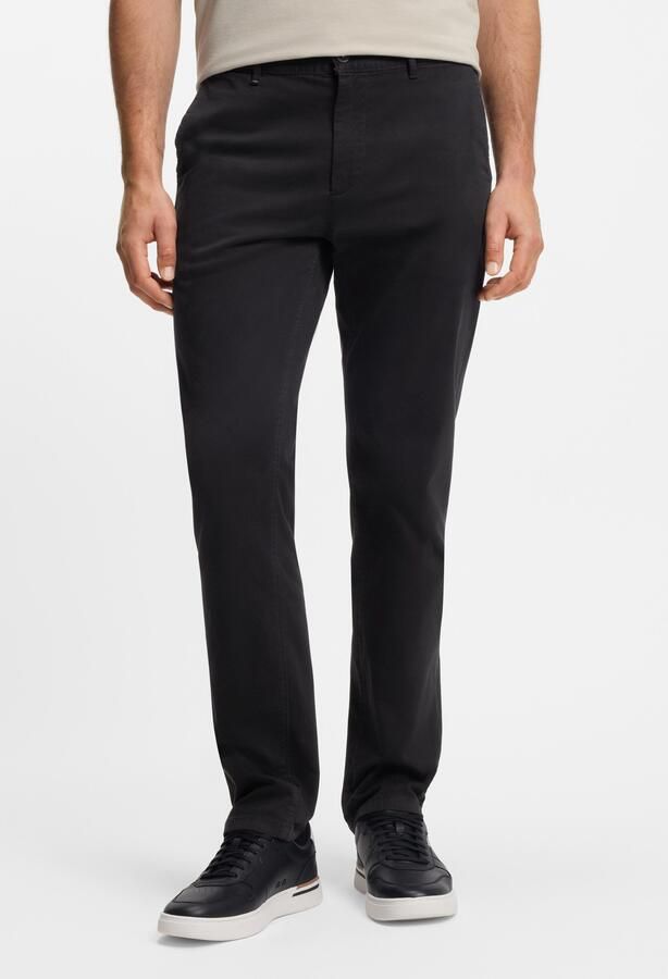 Hugo Boss Slim Fit Zwarte Chino Broek Black Heren - Foto 6