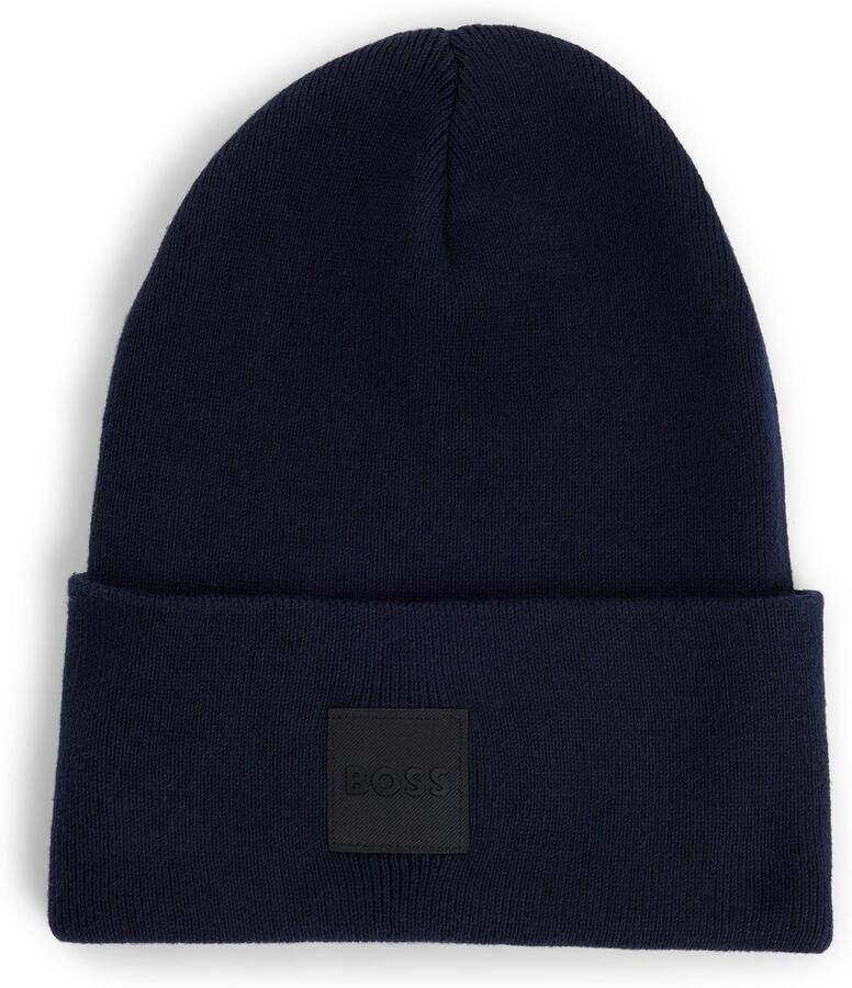 Hugo Boss Blauwe Katoenen Hoeden Collectie voor Mannen Blue Heren - Foto 9