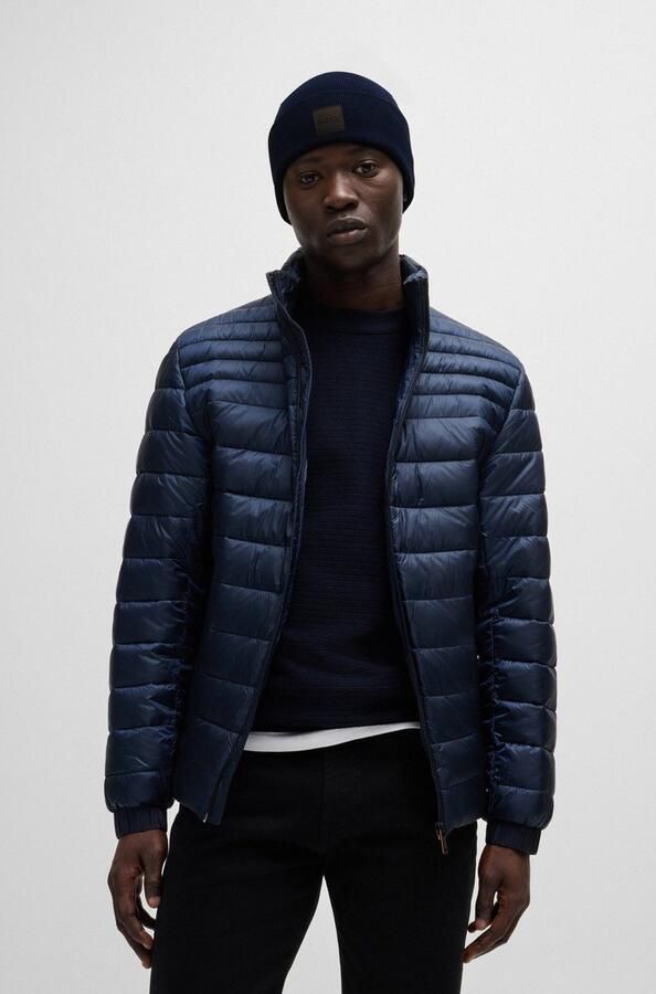 Hugo Boss Blauwe Katoenen Hoeden Collectie voor Mannen Blue Heren - Foto 7