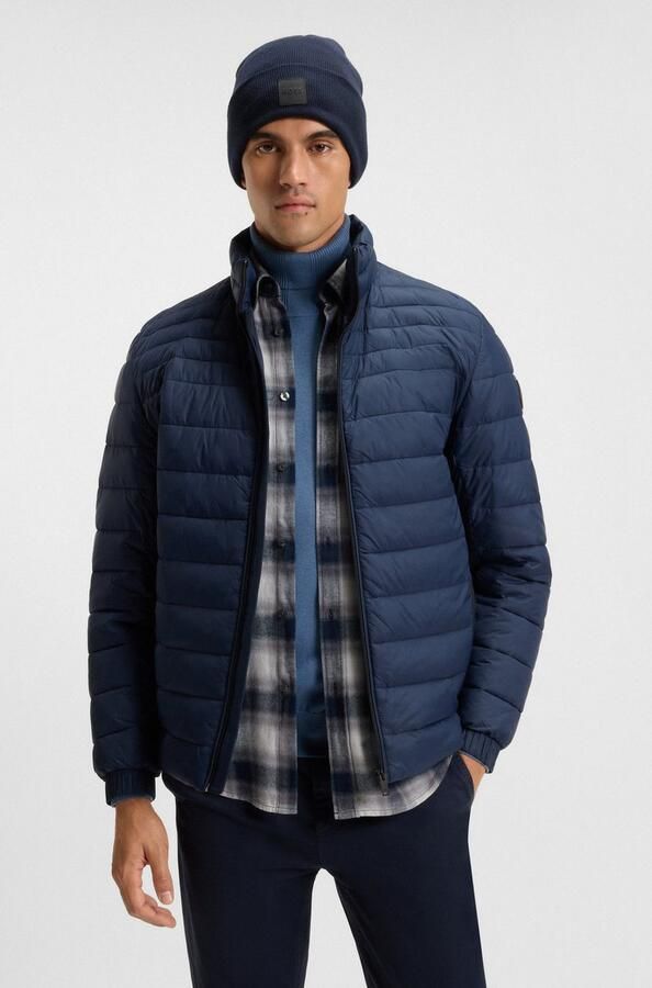 Hugo Boss Blauwe Katoenen Hoeden Collectie voor Mannen Blue Heren - Foto 8