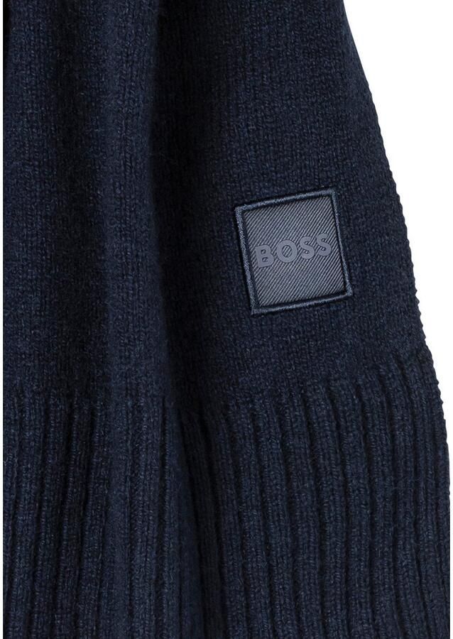 Boss Orange Gebreide sjaal Akaio_R_Scarf 50% wol winter sjaal wollen sjaal herfst premium mode - Foto 1