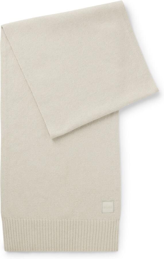 Boss Orange Gebreide sjaal Akaio_R_Scarf 50% wol winter sjaal wollen sjaal herfst premium mode - Foto 5