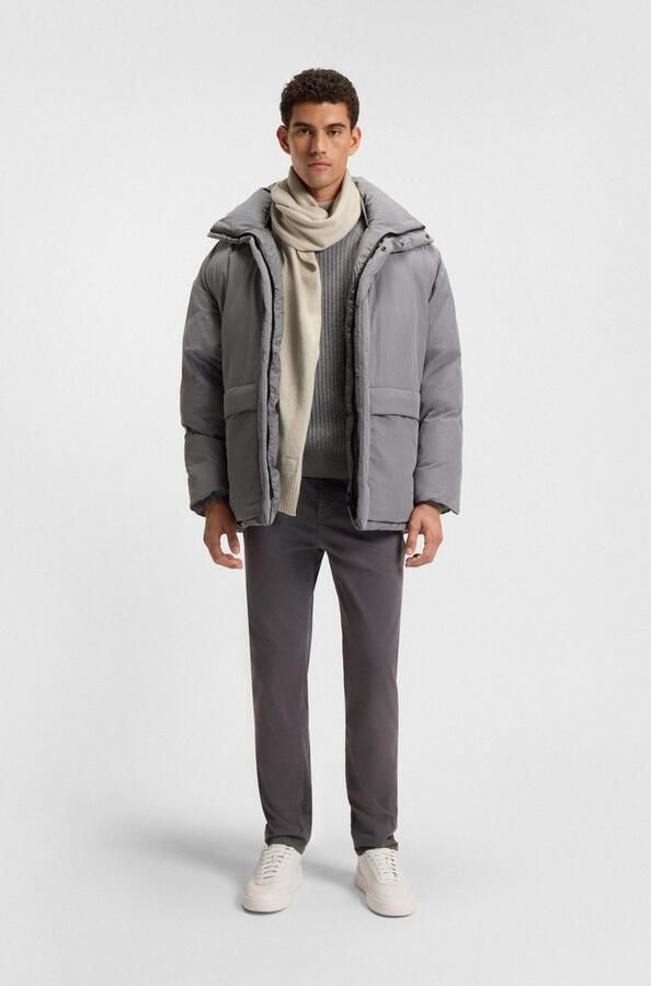 Boss Orange Gebreide sjaal Akaio_R_Scarf 50% wol winter sjaal wollen sjaal herfst premium mode - Foto 3