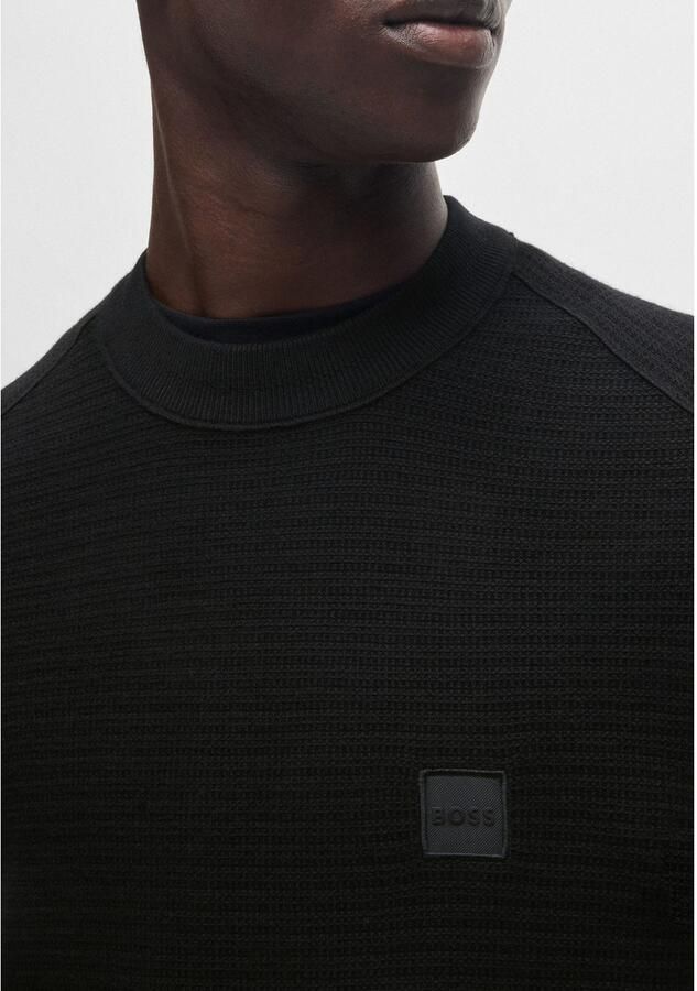 Hugo Boss Mannen Gebreide Kleding Collectie voor Herfst Winter Black Heren - Foto 6