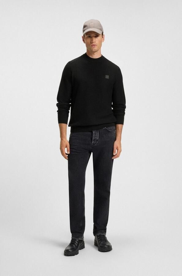 Hugo Boss Mannen Gebreide Kleding Collectie voor Herfst Winter Black Heren - Foto 16