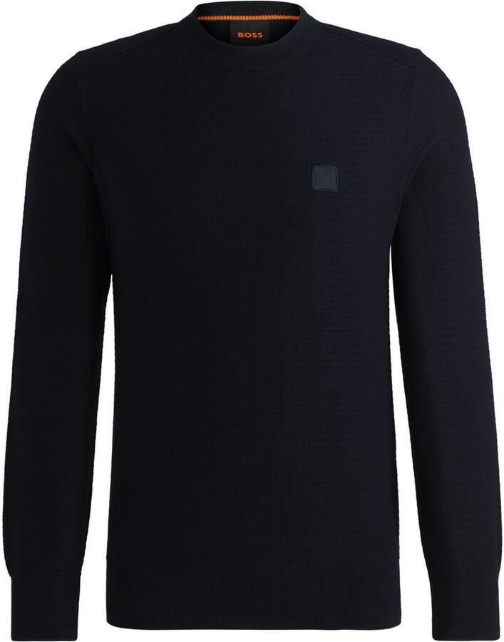 Hugo Boss Mannen Gebreide Kleding Collectie voor Herfst Winter Black Heren - Foto 7