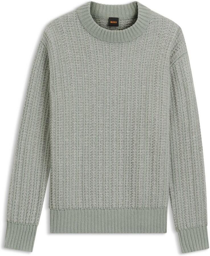 Boss Orange Gebreide trui Avac met geborduurd boss logo