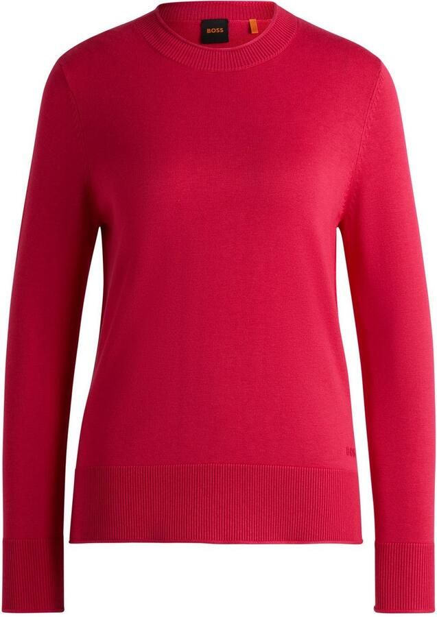 Boss Orange Gebreide trui Fanikales Premium Damesmode met charm met boss logo zomen met rolranden - Foto 2