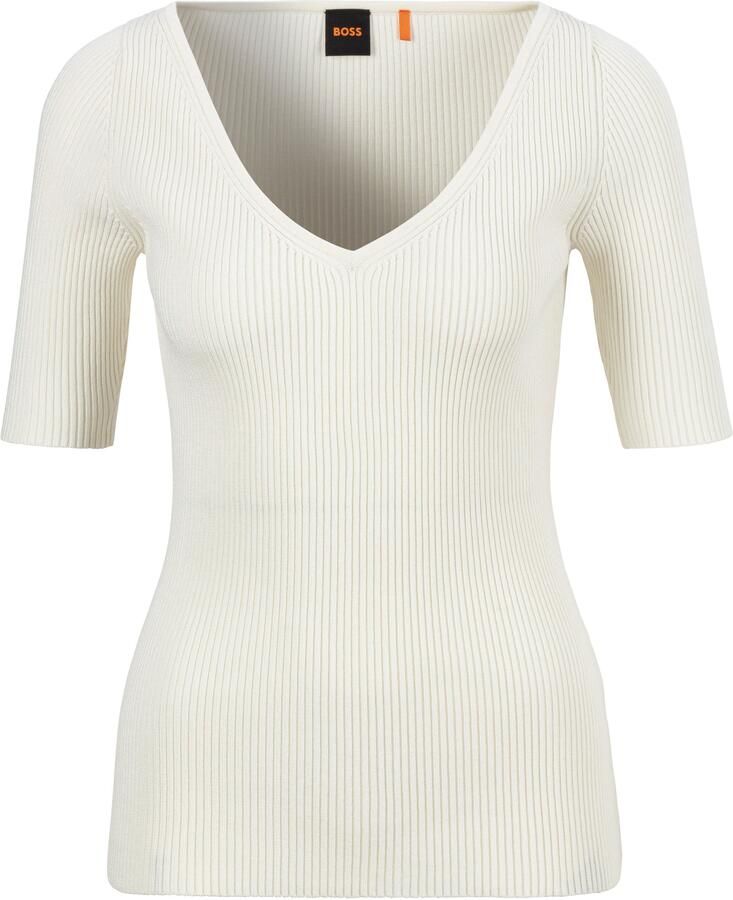 Boss Orange Gebreide trui Faradisco Premium Damesmode