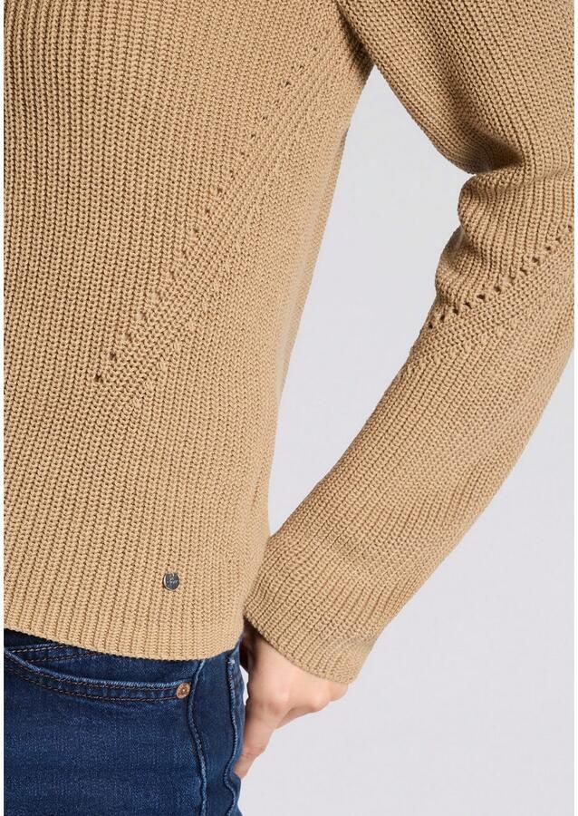 Boss Orange Regular fit gebreide pullover van zuiver katoen