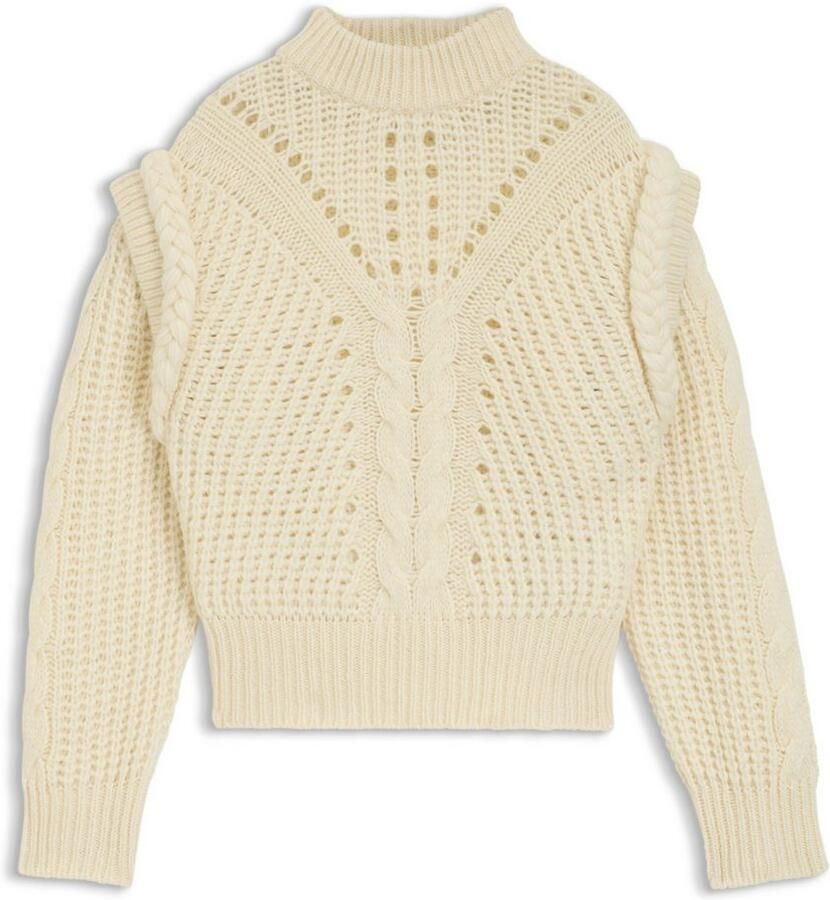 Boss Orange Gebreide trui Fasta Premium damesmode met opstaande kraag alpacawol - Foto 2