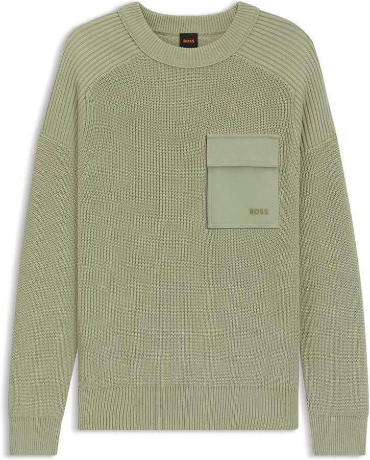 Boss Orange Gebreide trui Kalamaro met borstzak - Foto 2
