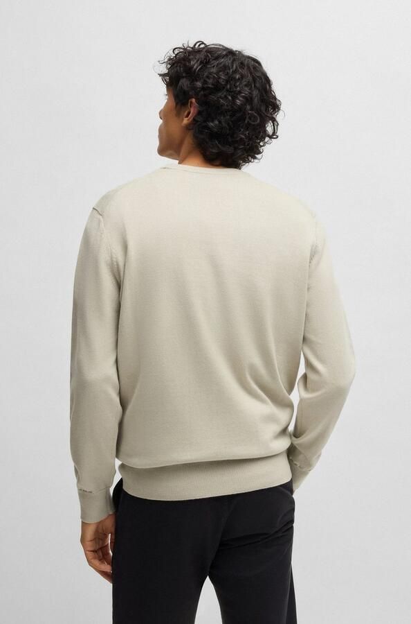 Boss Orange pullover in regular fit van mix van katoen en kasjmier model 'Kanovano_S'
