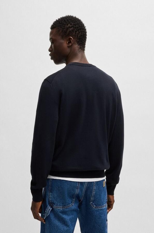 Boss Orange Gebreide pullover met ronde hals model 'Kanovano' - Foto 10