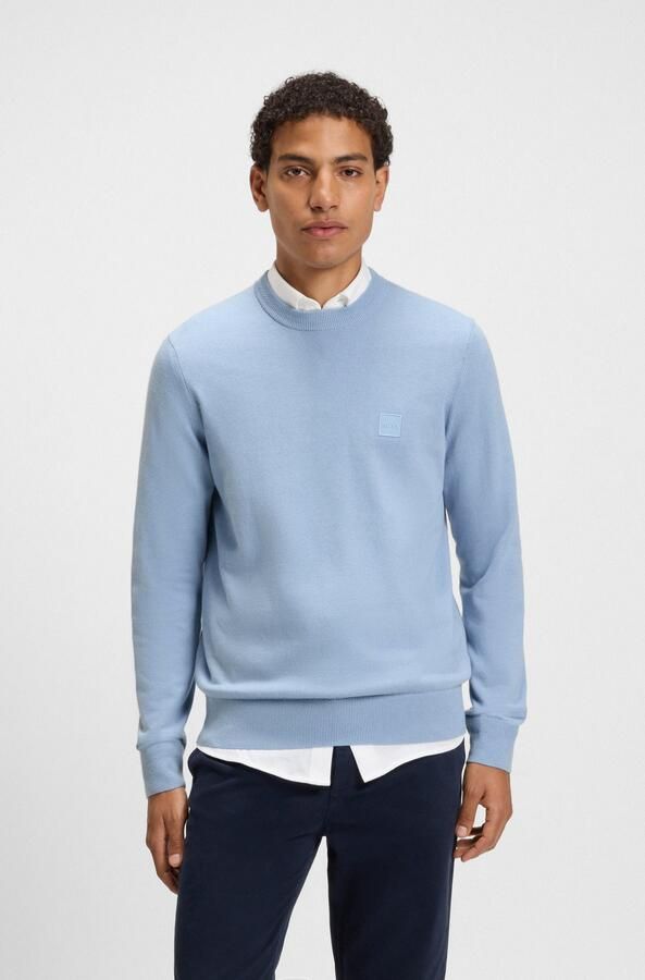 Boss Orange Regular fit gebreide pullover van een mix van katoen en kasjmier - Foto 10